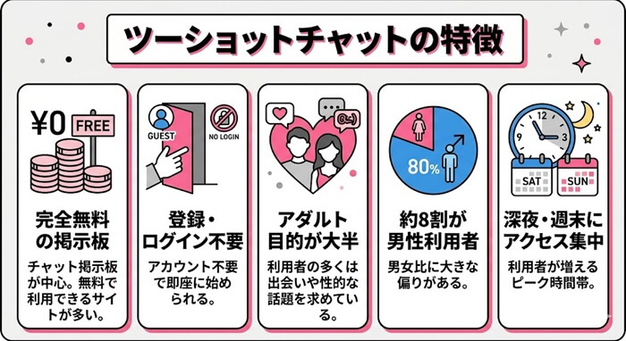 ツーショットチャットの特徴の詳細