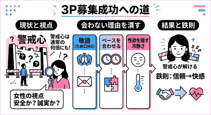 3P募集の成功ステップガイド