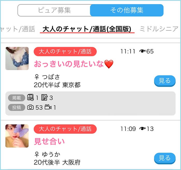 アダルト掲示板のエッチなカテゴリー