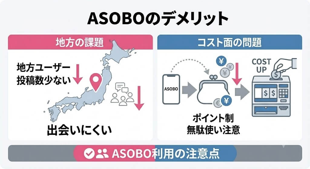 ASOBOのデメリットをまとめた独自の図解
