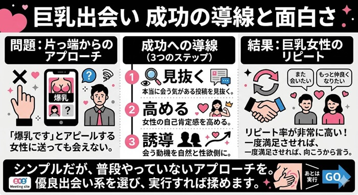 優良出会い系を使えば本当に爆乳おっぱいを揉める理由と根拠