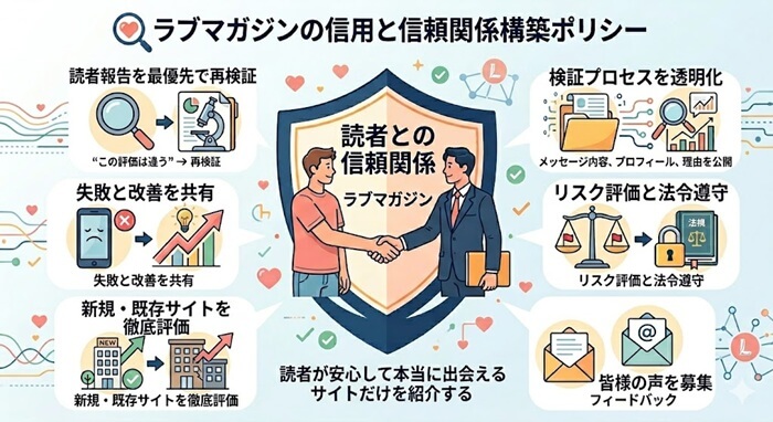 ラブマガと読者の信頼関係構築