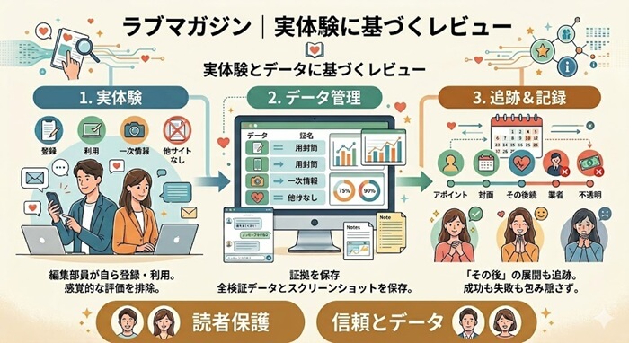 ラブマガジンの信頼されるコンテンツ作成に関するポリシー