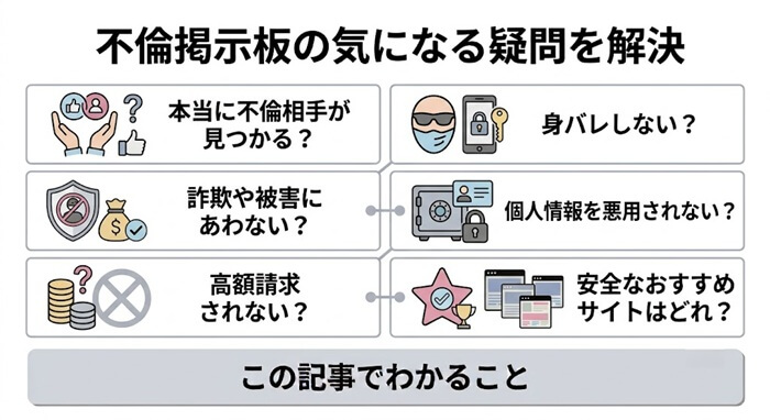 この記事でわかる不倫掲示板の疑問や実態