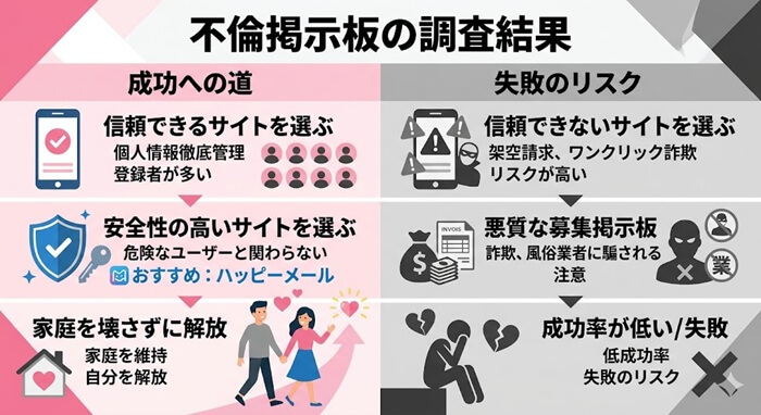 不倫掲示板の調査結果