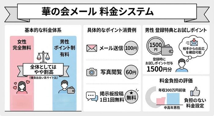 華の会と優良出会い系の料金比較とコスパ良く使う方法