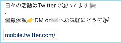 プロフに張られたSNS経由でメッセージを送信