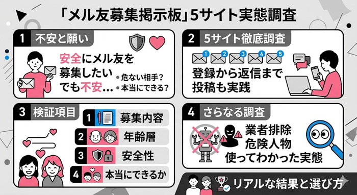 メル友掲示板の実態調査