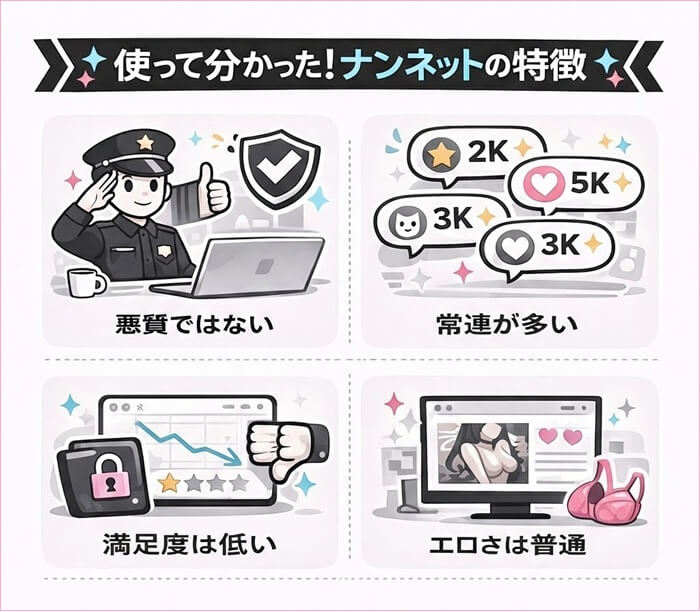 ナンネットの実態をまとめた図解