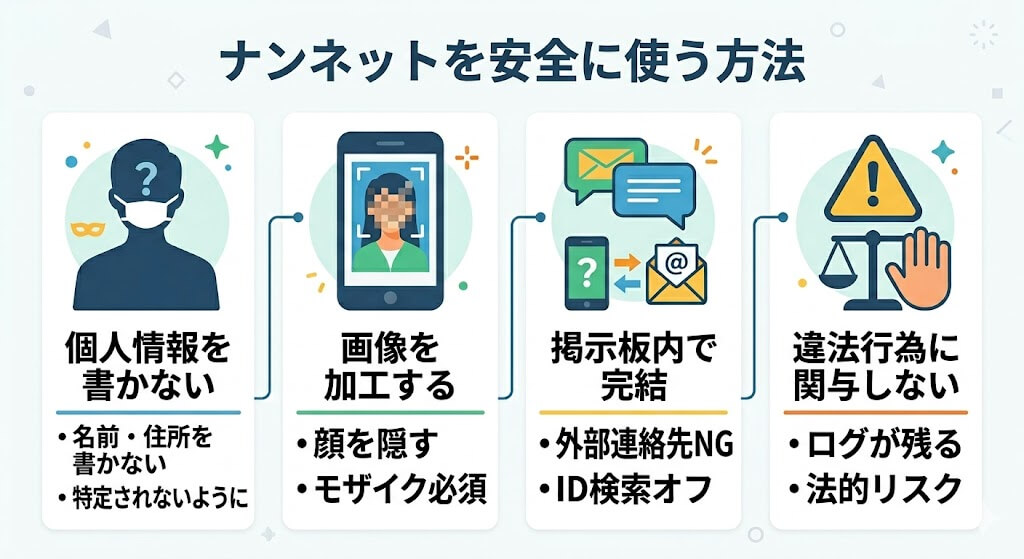 ナンネットを安全に使う方法