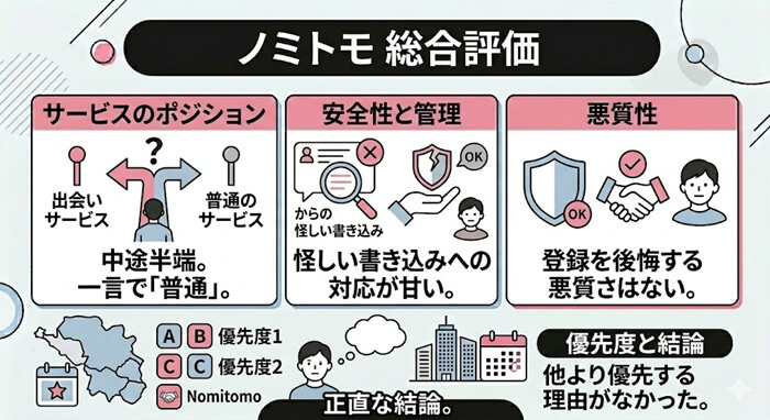 ノミトモに対する実体験からの素直な評価