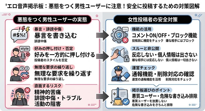 悪態をつく男性ユーザーに注意喚起