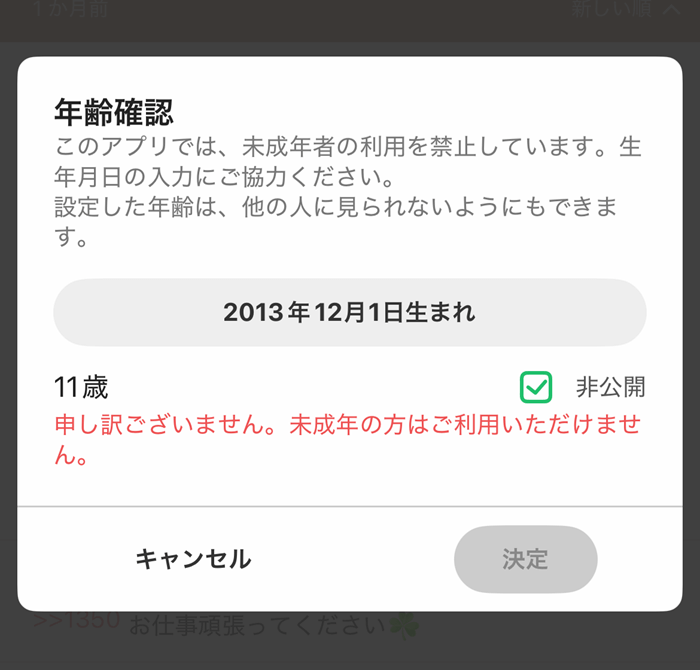 未成年は通話機能が禁止である証拠
