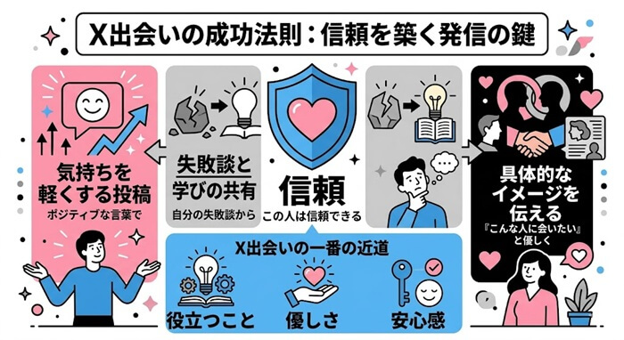 X出会いで信用を得る具体的な方法と手段